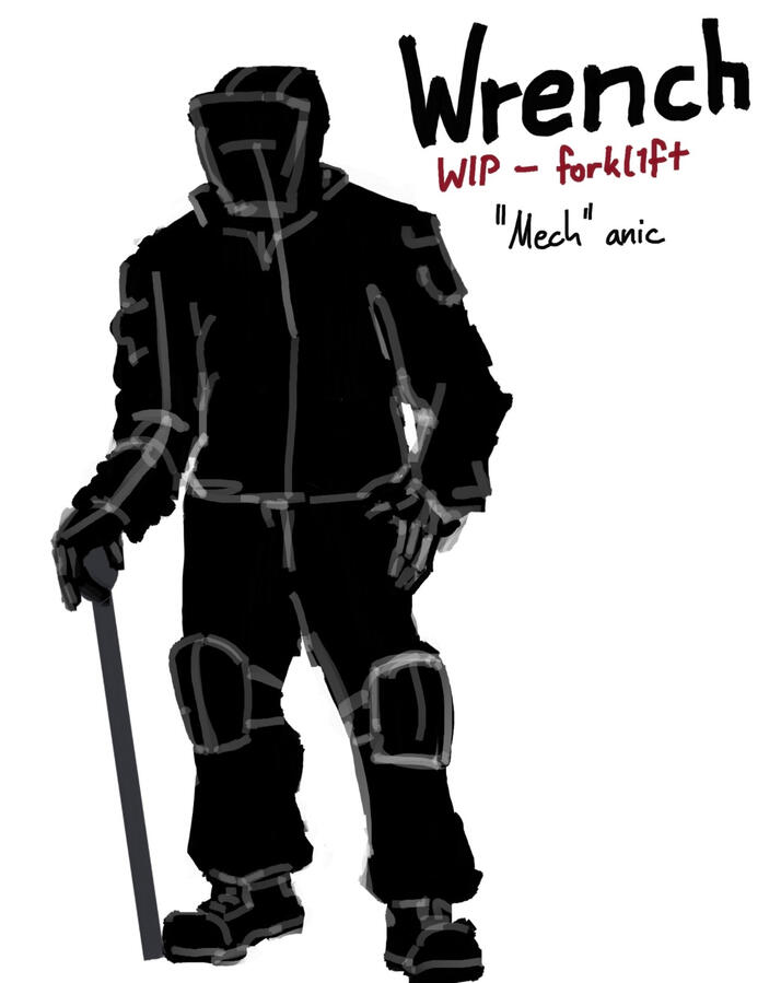 Rough first sketch of my reference sheet